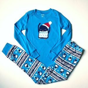 NWT Gymboree Blue Penguin Pajamas